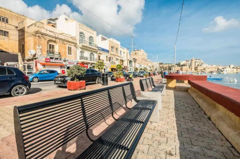 Sea View 2 Bedroom Apartment Marsaskala Exterior foto