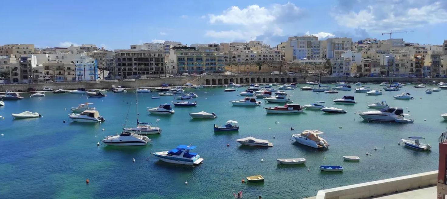 Sea View 2 Bedroom Apartment Marsaskala Exterior foto